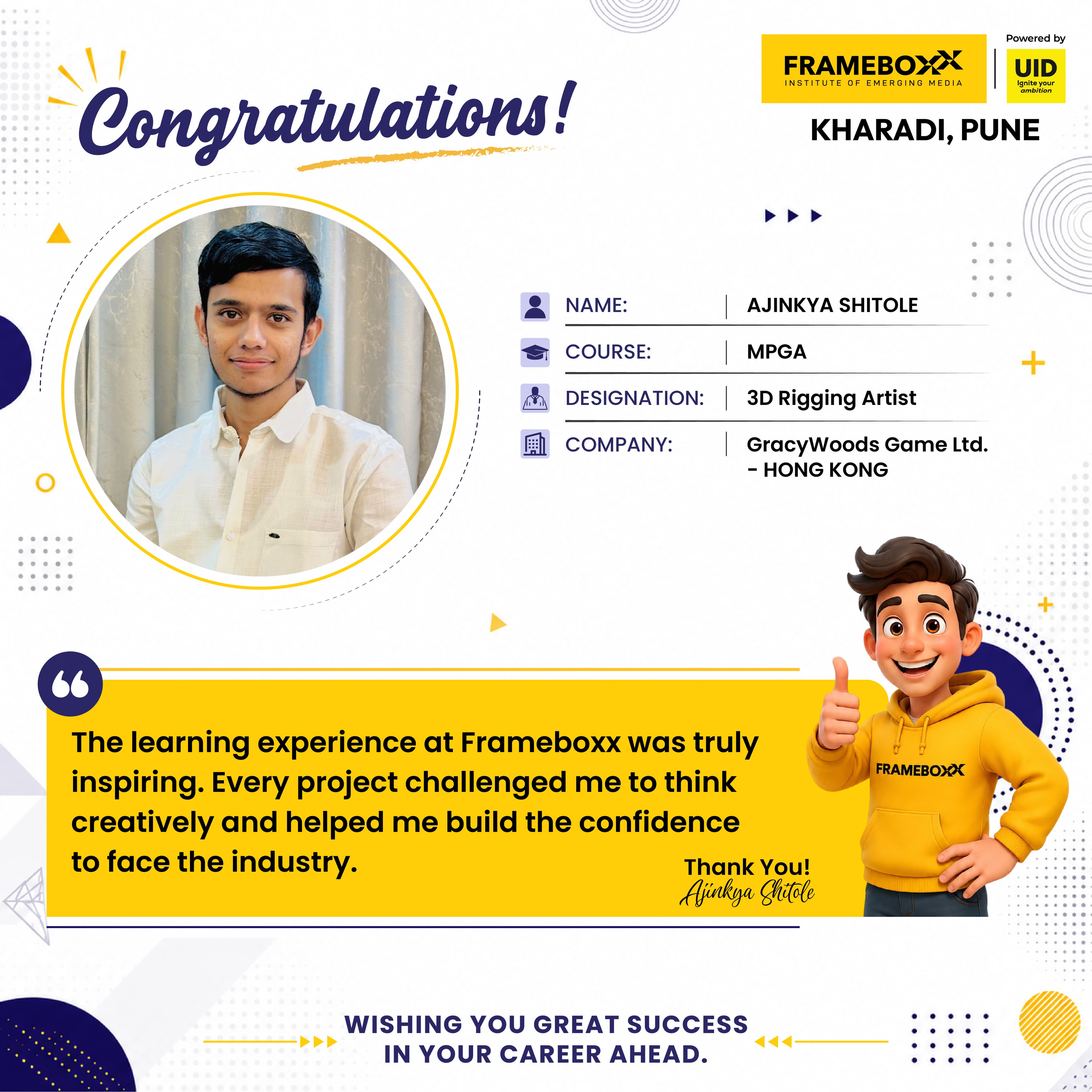 Placement Success Story 03