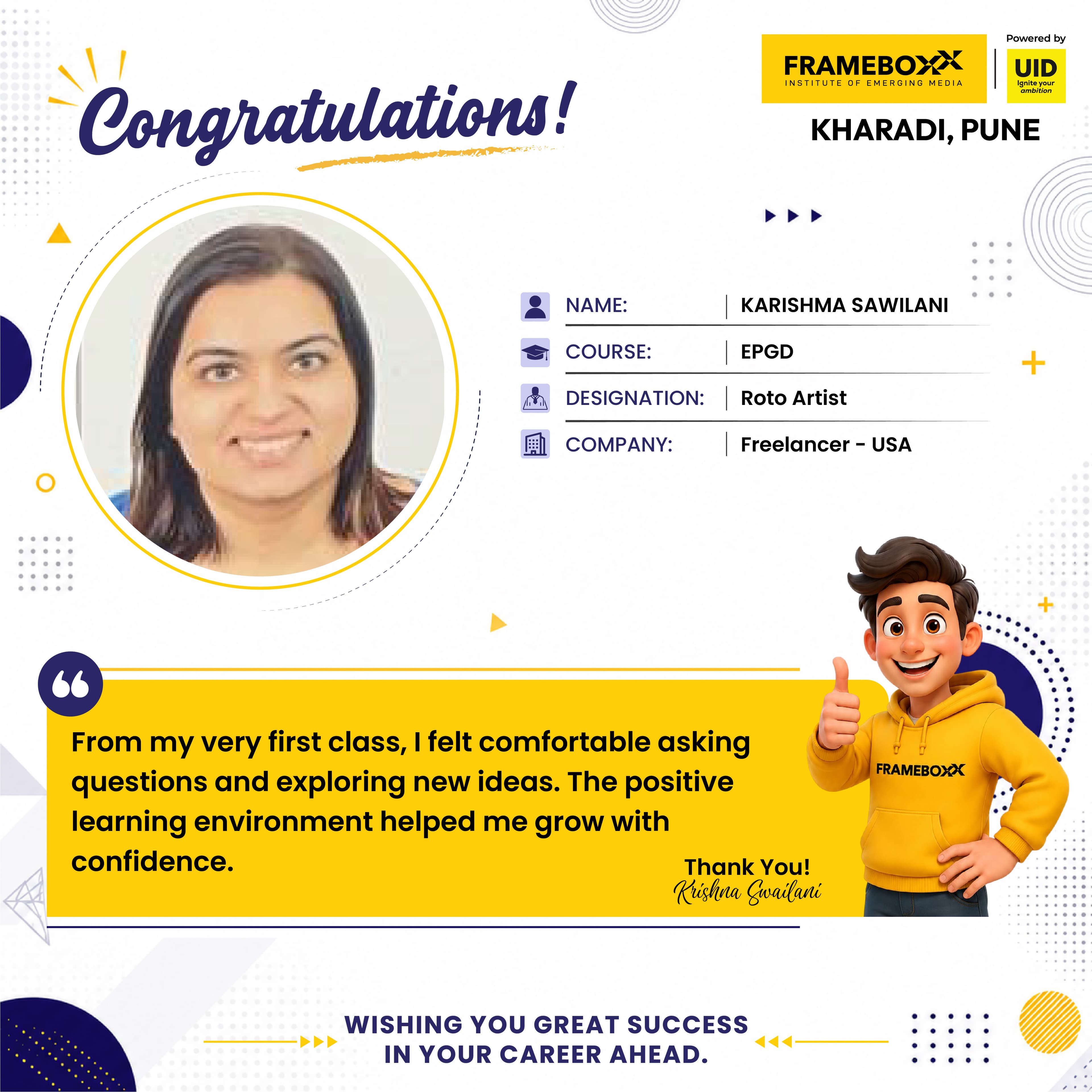 Placement Success Story 20