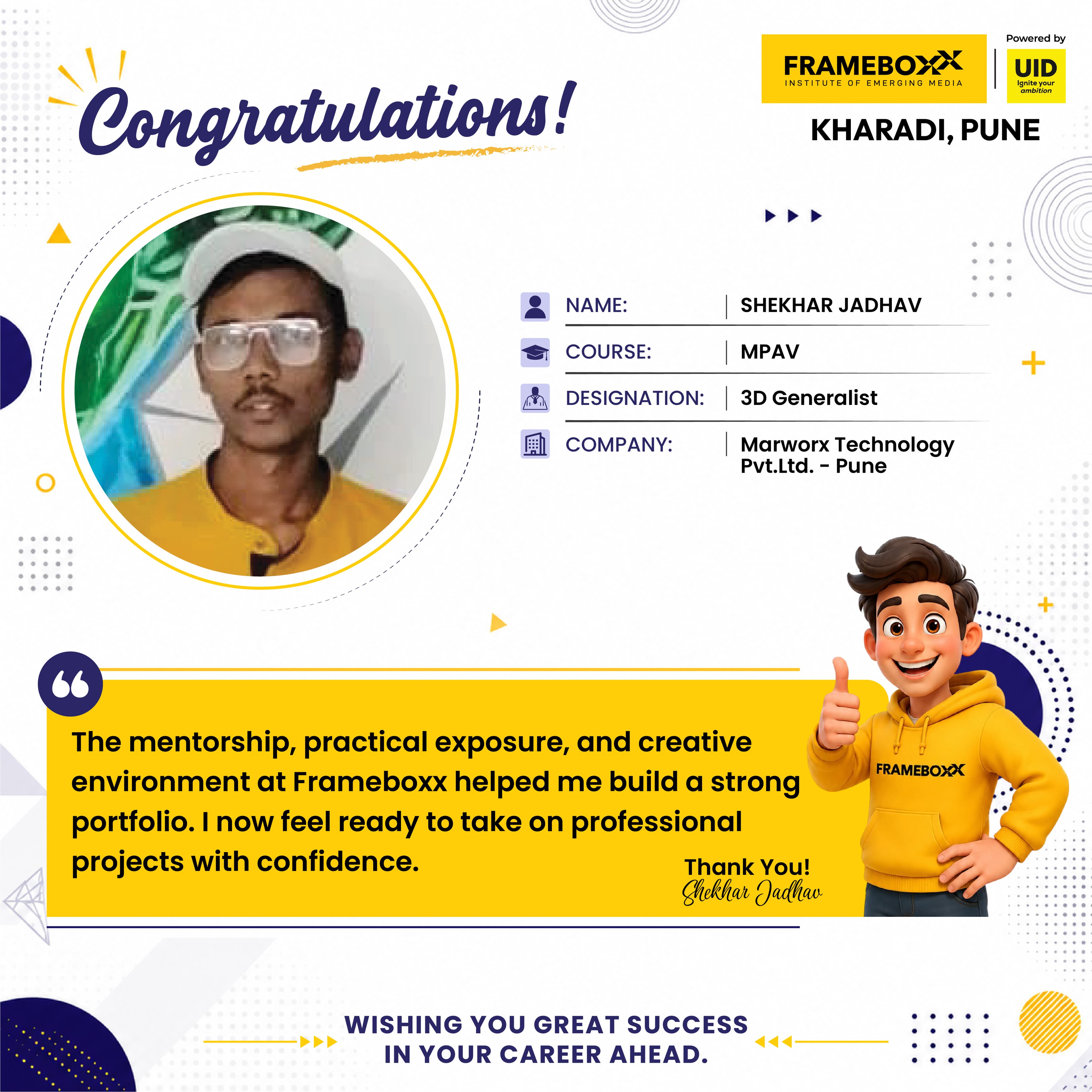 Placement Success Story 40