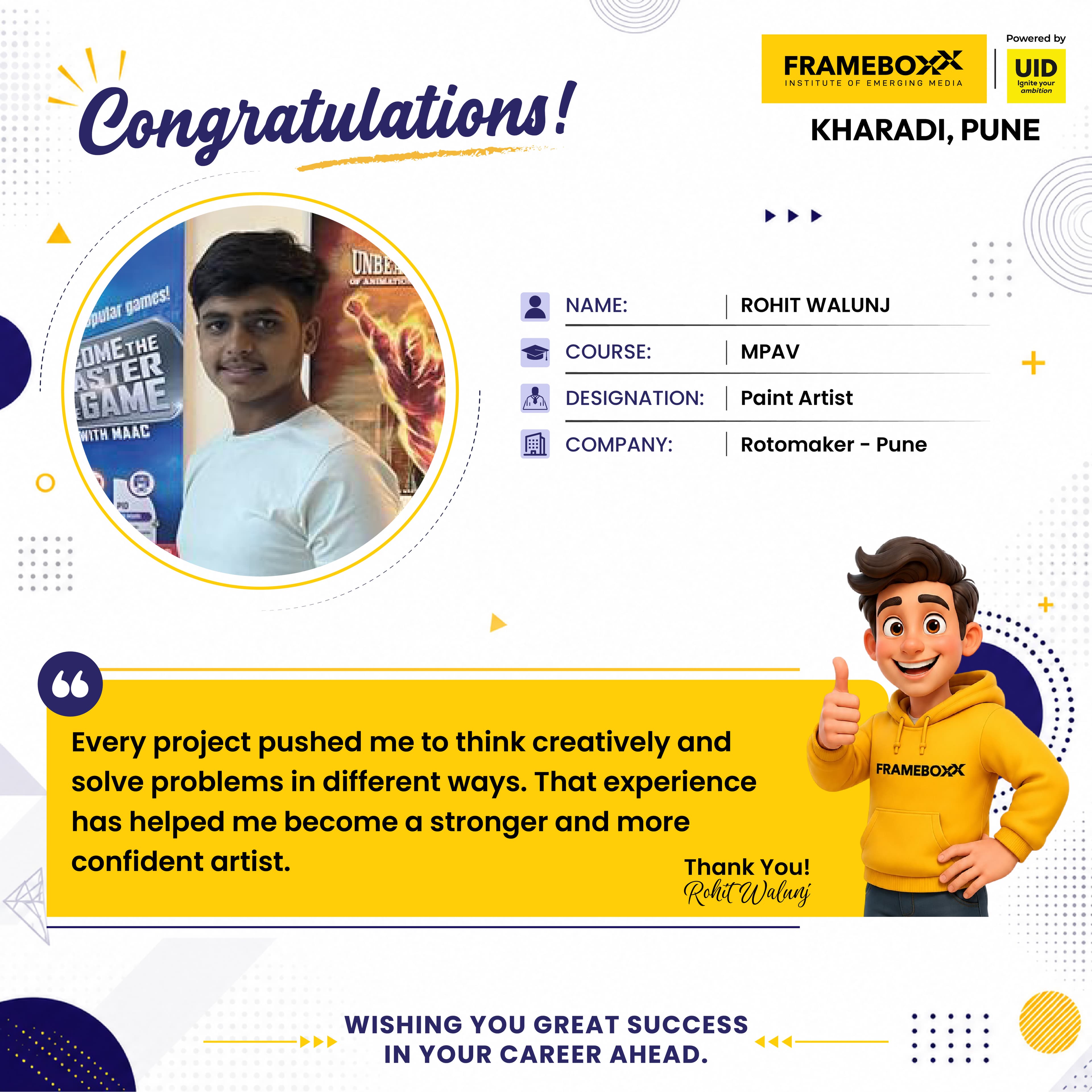 Placement Success Story 47